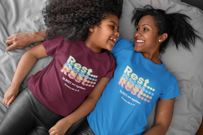 Rest is NOT an option (Exodus 20: 8-11) Shirt